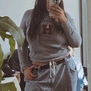 Elegant 44" Black Genuin Leather Strap w/INTIAL accent Gold Designer Belt